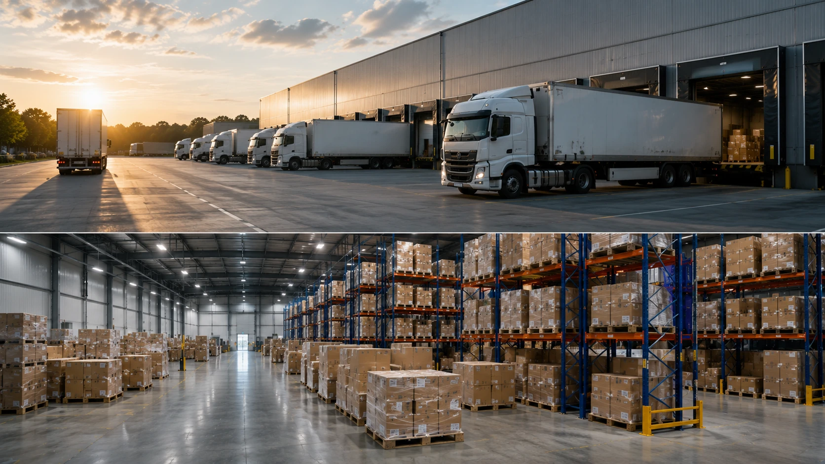 Growing brand sorting inventory across primary and overflow warehouse spaces