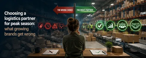 Choosing a logistics partner for peak season: what growing brands get wrong
