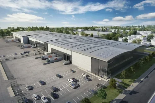 London Luton Airport terminal and DART link, a key logistics and economic driver for Bedfordshire
